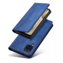 Magnet Fancy Case Case pour Samsung Galaxy A12 5G Pouch Wallet Card Holder Bleu