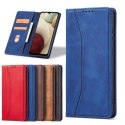 Magnet Fancy Case Case pour Samsung Galaxy A12 5G Pouch Wallet Card Holder Bleu