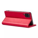 Magnet Fancy Case Case pour Samsung Galaxy A12 5G Pouch Wallet Card Holder Rouge