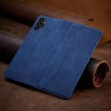 Magnet Fancy Case Case pour Samsung Galaxy A13 5G Pouch Wallet Card Holder Bleu