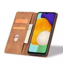 Magnet Fancy Case Case pour Samsung Galaxy A13 5G Pouch Wallet Card Holder Marron