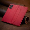 Magnet Fancy Case Case pour Samsung Galaxy A52 / A52 5G / A52s 5G Pouch Wallet Card Card Stand Rouge