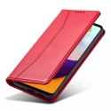 Magnet Fancy Case Case pour Samsung Galaxy A52 / A52 5G / A52s 5G Pouch Wallet Card Card Stand Rouge