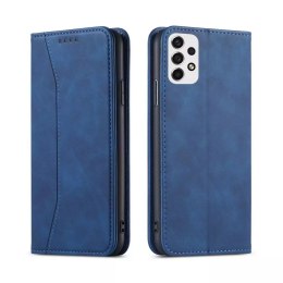 Magnet Fancy Case Case pour Samsung Galaxy A53 5G Pouch Card Wallet Card Stand Bleu