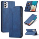 Magnet Fancy Case Case pour Samsung Galaxy A53 5G Pouch Card Wallet Card Stand Bleu