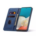 Magnet Fancy Case Case pour Samsung Galaxy A53 5G Pouch Card Wallet Card Stand Bleu