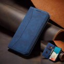 Magnet Fancy Case Case pour Samsung Galaxy A53 5G Pouch Card Wallet Card Stand Bleu