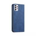 Magnet Fancy Case Case pour Samsung Galaxy A53 5G Pouch Card Wallet Card Stand Bleu