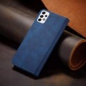 Magnet Fancy Case Case pour Samsung Galaxy A53 5G Pouch Card Wallet Card Stand Bleu