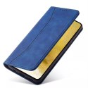 Magnet Fancy Case Case pour Samsung Galaxy S22 Pouch Card Wallet Card Stand Bleu