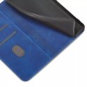 Magnet Fancy Case Case pour Samsung Galaxy S22 Pouch Card Wallet Card Stand Bleu