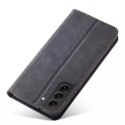 Magnet Fancy Case Case pour Samsung Galaxy S22 Pouch Wallet Card Holder Noir