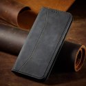 Magnet Fancy Case Case pour Samsung Galaxy S22 Pouch Wallet Card Holder Noir