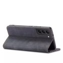 Magnet Fancy Case Case pour Samsung Galaxy S22 Pouch Wallet Card Holder Noir