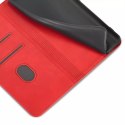 Magnet Fancy Case Case pour Samsung Galaxy S22 + (S22 Plus) Pouch Wallet Card Holder Rouge