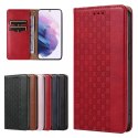 Magnet Strap Case Case pour Samsung Galaxy S22 + (S22 Plus) Pouch Wallet + Mini Lanyard Pendentif Rouge
