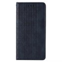 Magnet Strap Case Case pour Samsung Galaxy S22 Ultra Pouch Wallet + Mini Longe Pendentif Bleu