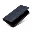 Magnet Strap Case Case pour Samsung Galaxy S22 Ultra Pouch Wallet + Mini Longe Pendentif Bleu