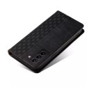 Magnet Strap Case Case pour Samsung Galaxy S22 Ultra Pouch Wallet + Mini Longe Pendentif Noir