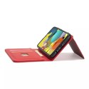 Étui pour carte magnétique pour Samsung Galaxy A13 5G Pouch Wallet Card Holder Rouge