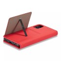 Étui pour carte magnétique pour Samsung Galaxy A13 5G Pouch Wallet Card Holder Rouge