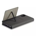 Étui pour cartes magnétiques pour Samsung Galaxy A12 5G pochette portefeuille porte-cartes noir