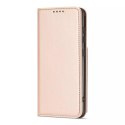 Étui pour cartes magnétiques pour Samsung Galaxy A12 5G pochette portefeuille porte-cartes rose