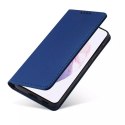 Étui pour cartes magnétiques pour Samsung Galaxy S22 + (S22 Plus) pochette portefeuille porte-cartes bleu