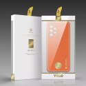 Housse élégante Dux Ducis Yolo en cuir écologique pour Samsung Galaxy A33 5G orange