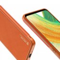 Housse élégante Dux Ducis Yolo en cuir écologique pour Samsung Galaxy A33 5G orange