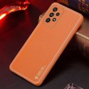 Housse élégante Dux Ducis Yolo en cuir écologique pour Samsung Galaxy A33 5G orange