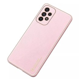 Housse élégante Dux Ducis Yolo en cuir écologique pour Samsung Galaxy A33 5G rose