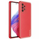 Housse élégante Dux Ducis Yolo en cuir écologique pour Samsung Galaxy A53 5G rouge