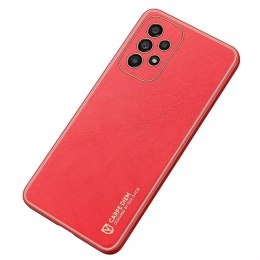 Housse élégante Dux Ducis Yolo en cuir écologique pour Samsung Galaxy A53 5G rouge