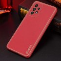 Housse élégante Dux Ducis Yolo en cuir écologique pour Samsung Galaxy A53 5G rouge