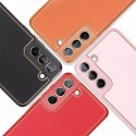 Housse élégante Dux Ducis Yolo en cuir écologique pour Samsung Galaxy S22 + (S22 Plus) rouge