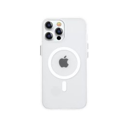 Kingxbar PQY Coque magnétique série élégante pour iPhone 13 Pro Max Housse de boîtier Blanc (compatible MagSafe)