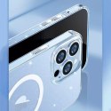 Kingxbar PQY Coque magnétique série élégante pour iPhone 13 Pro Max Housse de boîtier Blanc (compatible MagSafe)