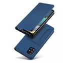 Magnet Card Case Case pour Samsung Galaxy A12 5G Pouch Wallet Card Holder Bleu