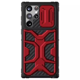 Nillkin Adventruer pour Samsung Galaxy S22 Ultra Armored Cover avec Camera Cover Rouge