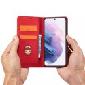 Porte-cartes magnétique pour Samsung Galaxy S22 Pouch Wallet Card Holder Rouge