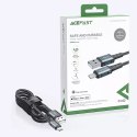 Câble USB Acefast MFI - Lightning 1.2m, 2.4A gris (C1-02 gris espace profond)