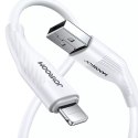 Câble USB Joyroom - Charge Lightning / transmission de données 3A 1m blanc (S-1030M12)