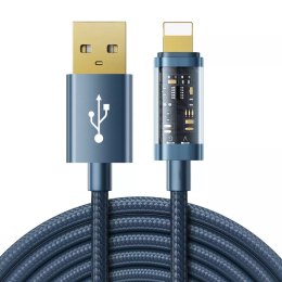 Câble USB Joyroom - Lightning pour charge / transmission de données 2,4A 20W 2m bleu (S-UL012A20)