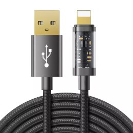 Câble USB Joyroom - Lightning pour charge / transmission de données 2,4A 20W 2m noir (S-UL012A20)