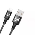 Câble USB Wozinsky - Lightning 2.4A 2m noir (WUC-L2B)