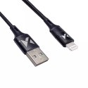 Câble USB Wozinsky - Lightning 2.4A 2m noir (WUC-L2B)