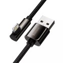Câble de coude de jeu mobile Baseus Legend USB - Lightning 2,4A 1m noir (CALCS-01)