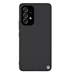 Coque texturée Nillkin Coque renforcée durable avec un cadre en gel et du nylon à l'arrière Samsung Galaxy A53 5G noir