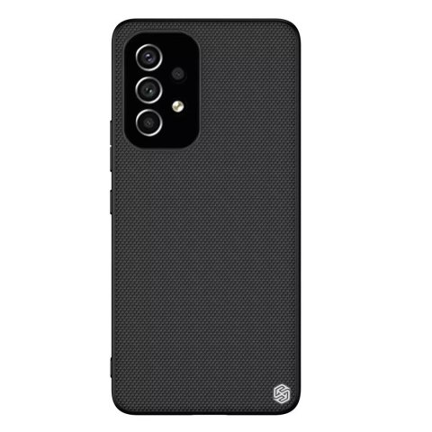 Coque texturée Nillkin Coque renforcée durable avec un cadre en gel et du nylon à l&#39;arrière Samsung Galaxy A53 5G noir